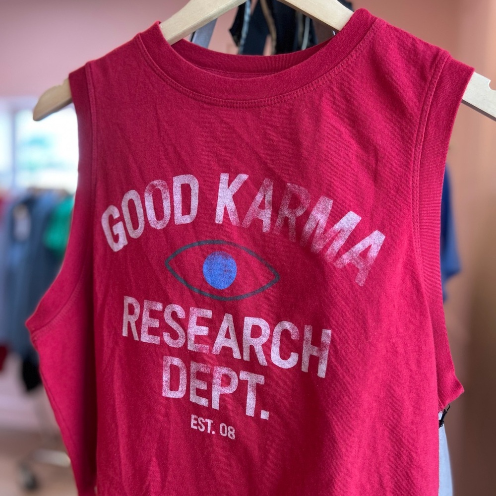 Spiritual Gangster Red Crop Tank